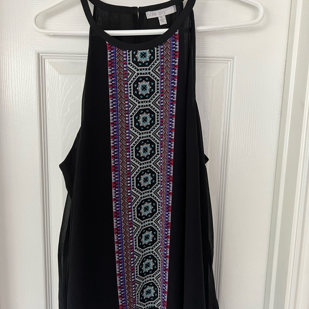 Pale Sky sheer tank top